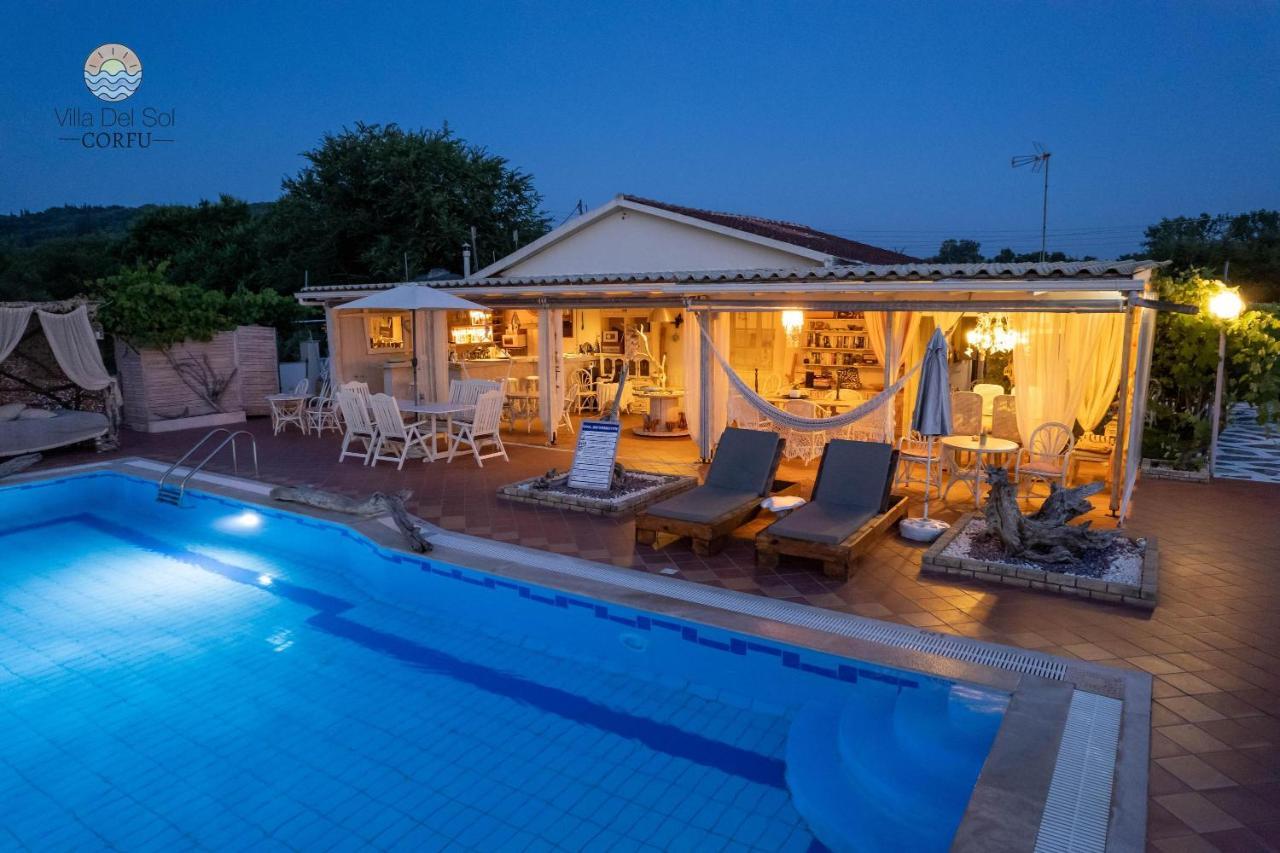 Villa Del Sol Corfu Szidári Kültér fotó