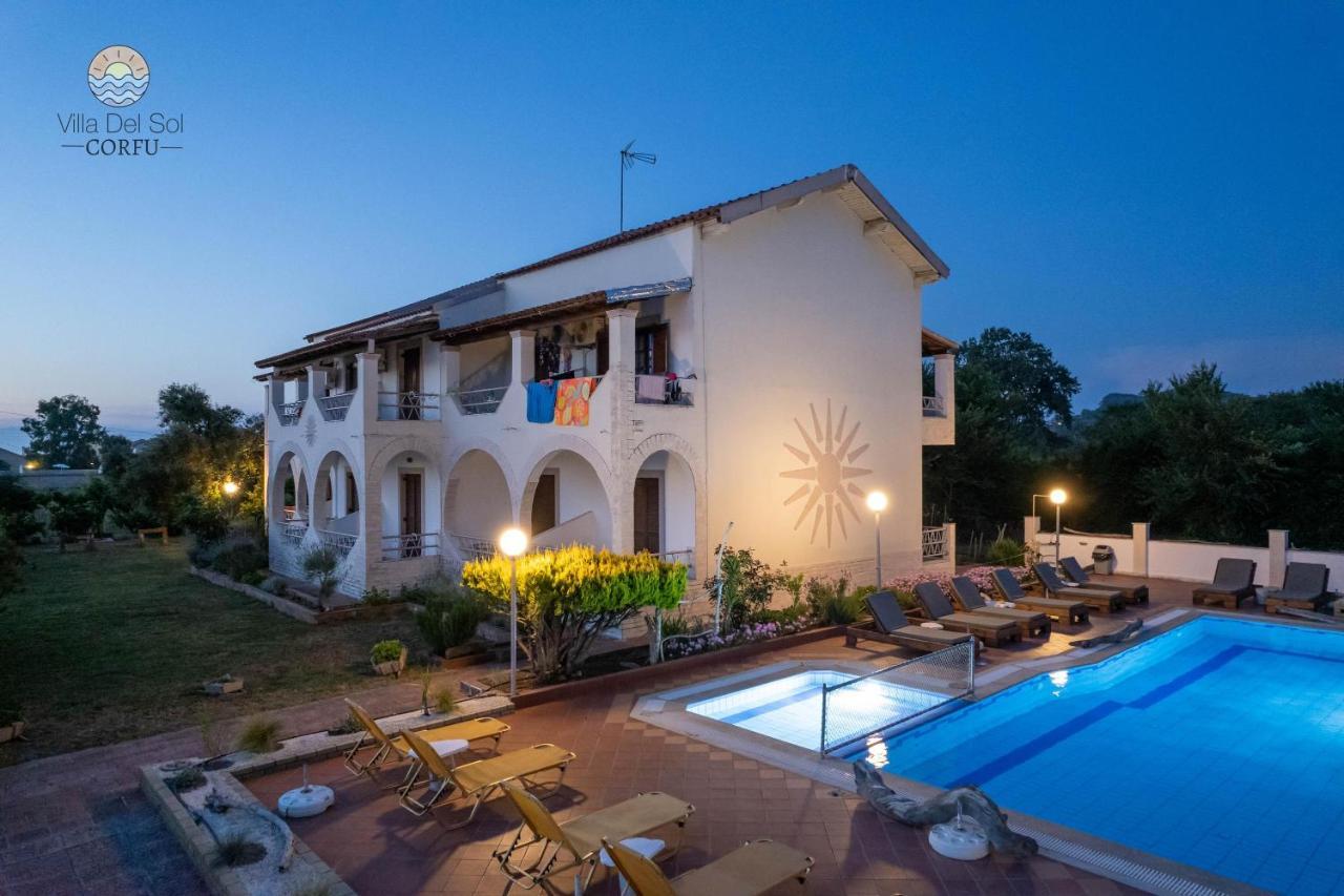 Villa Del Sol Corfu Szidári Kültér fotó