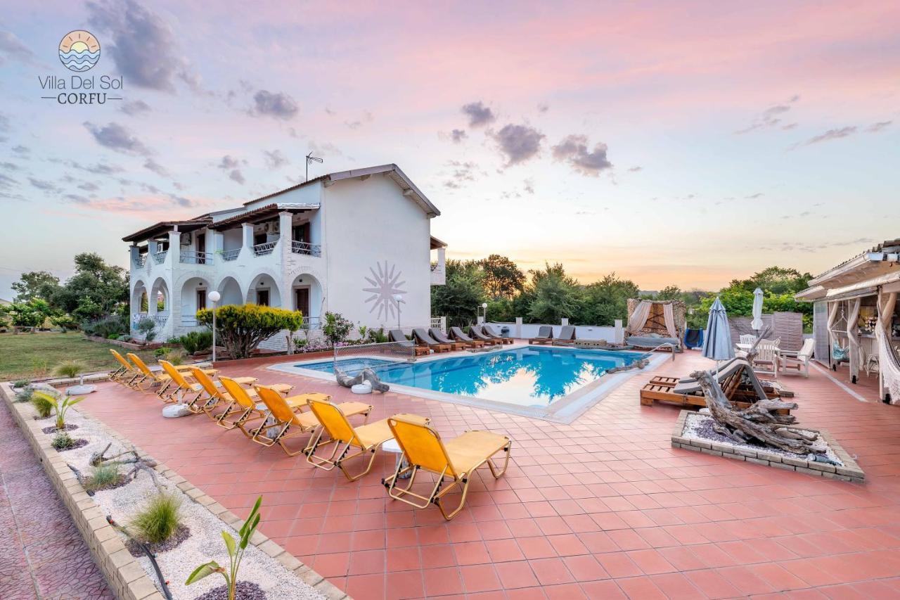 Villa Del Sol Corfu Szidári Kültér fotó